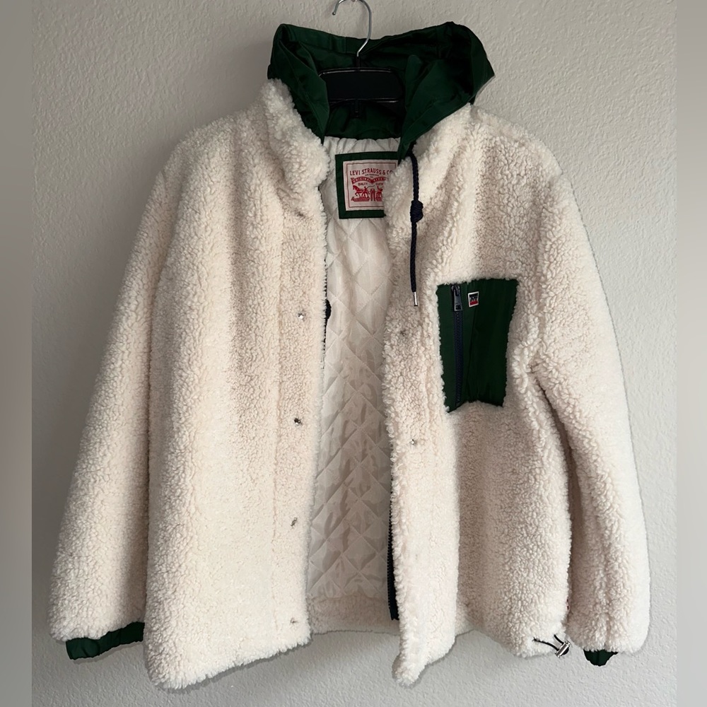 Levi’s High Pile Fleece Hooded Zip Jacket